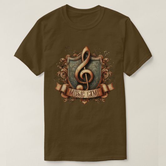 Muziek Camp T-shirt (Design voorkant)