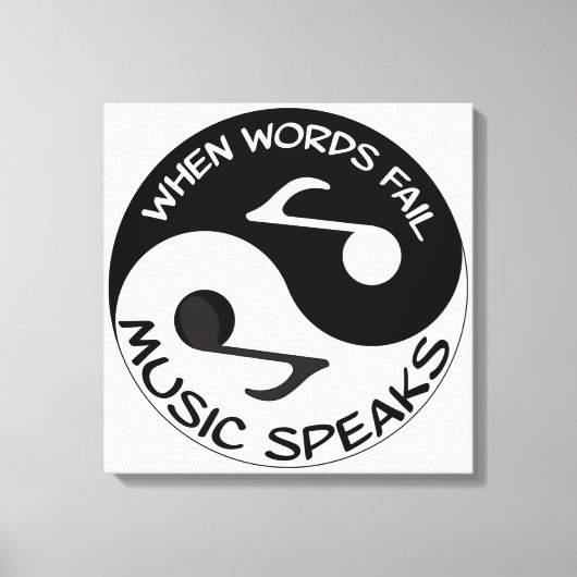 Muziek Canvas Afdruk (Voorkant)