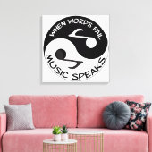 Muziek Canvas Afdruk (Insitu (Woonkamer))