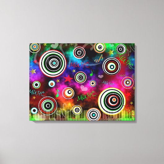 Muziek Canvas Afdruk (Voorkant)