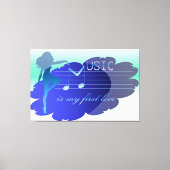 Muziek Canvas Afdruk (Voorkant)