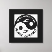 Muziek Canvas Afdruk (Voorkant)