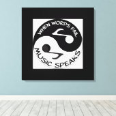 Muziek Canvas Afdruk (Insitu (Houten vloer))