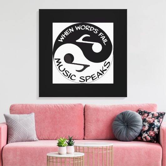 Muziek Canvas Afdruk (Insitu (Woonkamer))
