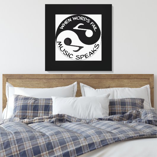Muziek Canvas Afdruk (Insitu (Slaapkamer))