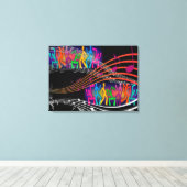 Muziek Canvas Afdruk (Insitu (Houten vloer))