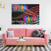 Muziek Canvas Afdruk (Insitu (Woonkamer))