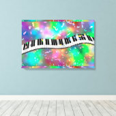 Muziek Canvas Afdruk (Insitu (Houten vloer))