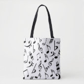 Muziek Canvas tas : (Voorkant)