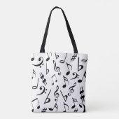 Muziek Canvas tas : (Achterkant)