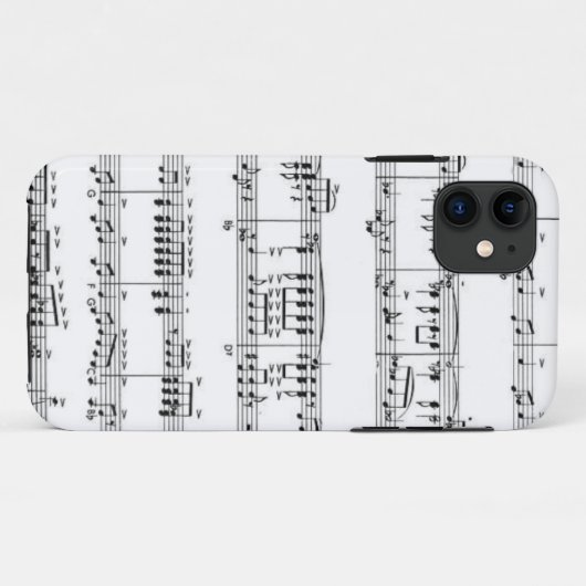 Muziek Case-Mate iPhone Case (Achterkant (horizontaal))