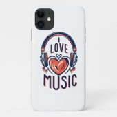 muziek Case-Mate iPhone case (Achterkant)