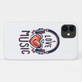 muziek Case-Mate iPhone case (Achterkant (horizontaal))