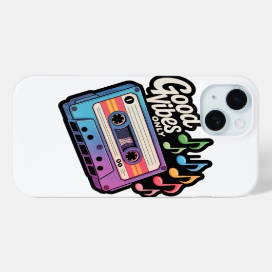 Muziek Case-Mate iPhone Case (Achterkant (horizontaal))