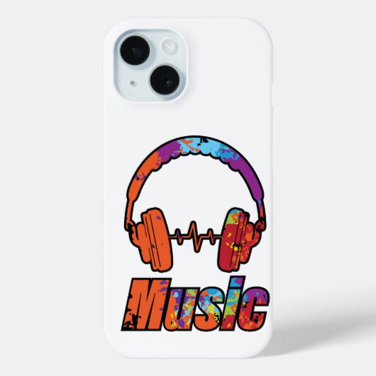 Muziek Case-Mate iPhone Case (Achterkant)