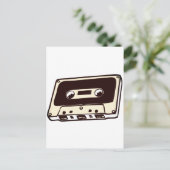 MUZIEK CASSETE TAPE BRIEFKAART (Staand voorkant)