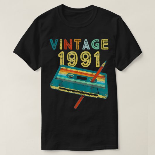 Muziek Cassette 32th Birthday Gifts 32 T-shirt (Design voorkant)