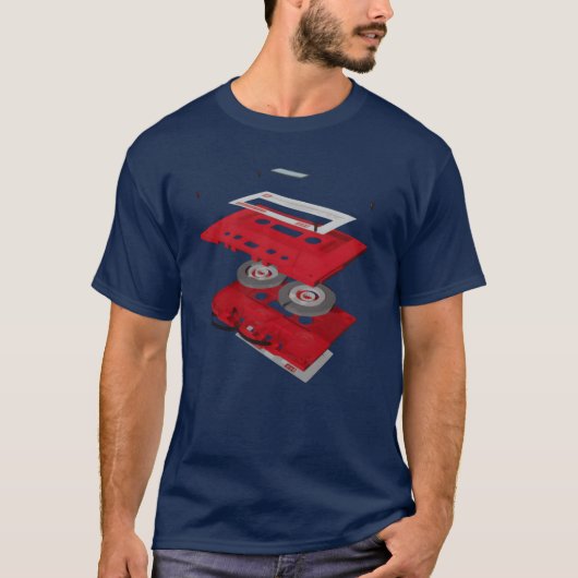 Muziek Cassette jongen T-shirt (Voorkant)