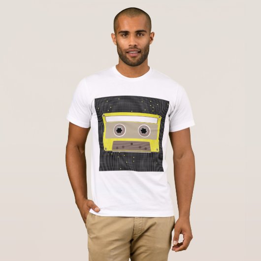 Muziek Cassette Mannen T-shirt (Voorkant volledig)