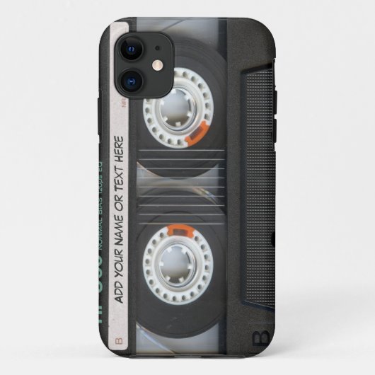 muziek Cassettebandje Case-Mate iPhone Case (Achterkant)