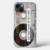  muziek Cassettebandje Case-Mate iPhone Case (Achterkant)