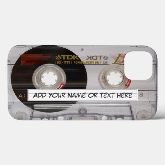  muziek Cassettebandje Case-Mate iPhone Case (Achterkant (horizontaal))