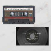  muziek Cassettebandje Visitekaartje (Voorkant / Achterkant)