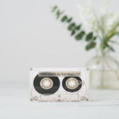 muziek Cassettebandje Visitekaartje (Staand voorkant)