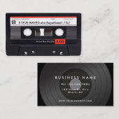  muziek Cassettebandje Visitekaartje (Voorkant / Achterkant)