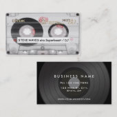  muziek Cassettebandje Visitekaartje (Voorkant / Achterkant)