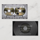  muziek Cassettebandje Visitekaartje (Voorkant / Achterkant)