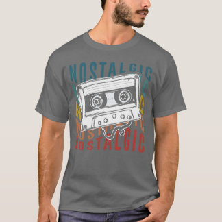 Muziek Cassettegethematiseerde Rock Originele retr T-shirt