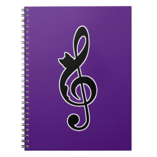 Muziek Cat Clef Notitieboek