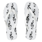 Muziek Cat Clef Teenslippers (Voetbed)