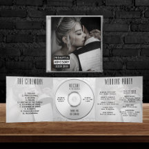 Muziek CD Album Hoesje Booklet Wedding Program