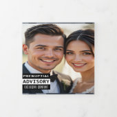 Muziek CD Album Hoesje Booklet White Wedding Progr Drieluik Uitnodiging (Cover)