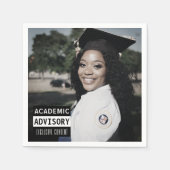 Muziek CD Album Hoesje Graduation Party Servet (Voorkant)