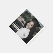 Muziek CD Album Hoesje Graduation Party Servet (Hoek)