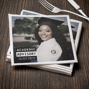 Muziek CD Album Hoesje Graduation Party Servet