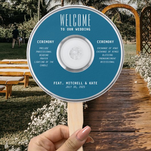 Muziek CD Blue Wedding Handwaaier