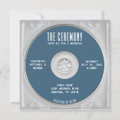 Muziek CD Hoesje Album Hoesje Blue Wedding Kaart (Achterkant)