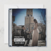 Muziek CD Hoesje Album Hoesje Blue Wedding Kaart (Voorkant)