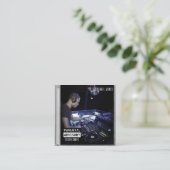 Muziek CD Hoesje Album Hoesje DJ Black Vierkante Visitekaartje (Staand voorkant)