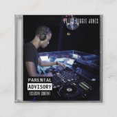 Muziek CD Hoesje Album Hoesje DJ Black Vierkante Visitekaartje (Voorkant)