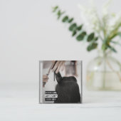 Muziek CD Hoesje Album Hoesje Haarstylist Vierkante Visitekaartje (Staand voorkant)