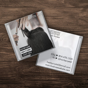 Muziek CD Hoesje Album Hoesje Haarstylist Vierkante Visitekaartje