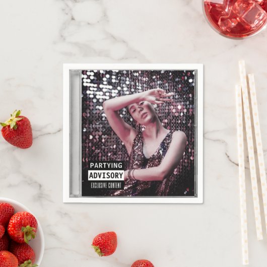 Muziek CD Hoesje Album Hoesje Verjaardagsfeest Servet (Insitu)