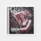 Muziek CD Hoesje Album Hoesje Verjaardagsfeest Servet (Voorkant)