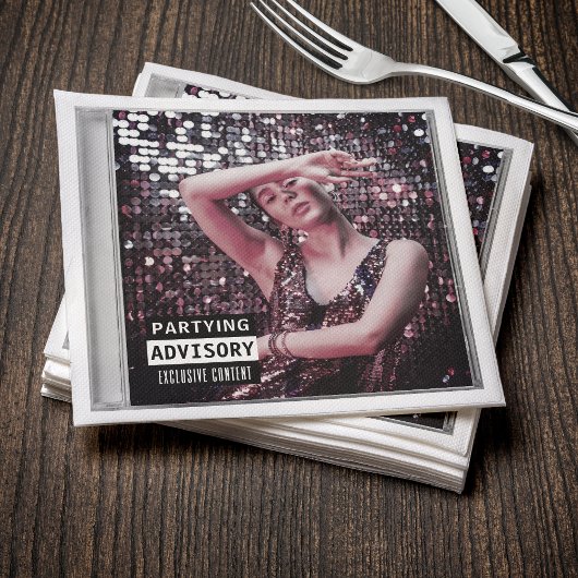 Muziek CD Hoesje Album Hoesje Verjaardagsfeest Servet