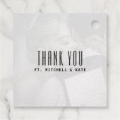 Muziek CD Hoesje Album Hoesje Wedding Bedankjes Labels (Achterkant)